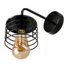 Nástěnná LED lampa LOFT edison černá 1xe27