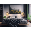 55507 1 led nastenne svitidlo 1x e27 loft edison drevena koule