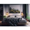 LED nástěnné svítidlo 1x E27 LOFT edison LED nad zrcadlo dřevěný kužel
