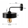 55525 3 nastenna lampa e27 loft edison