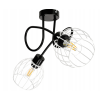 55543 1 stropni lampa loft s obloukem 2xe27 sphere bila