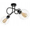 55543 stropni lampa loft s obloukem 2xe27 sphere bila