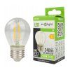 LED žárovka E27 filament 2W 240lm 2700k g45 - teplá bílá