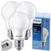 3x LED žárovka PHILIPS E27 10W 1055lm 2700k eyecomfort corepro