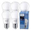 5x LED žárovka PHILIPS E27 7W 806lm 115lm/w 4000k eyecomfort corepro