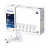 6x LED žárovka PHILIPS GU10 - 4,7W - 345lm - 3000k - corepro 36°