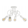 Stropní závěsná lampa LOFT - 4xE27 - BÍLÁ