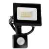LED reflektor IP65 - 20W - 1800lm s pohybovým a soumrakovým senzorem - studená bílá