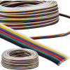 23877 5 6 zilovy kabel pro rgbw cct led pasky 1m