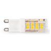19429 led zarovka g9 4w 470lm pvc studena bila