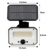 34062 led solarni lampa 2v1 850lm 4500k