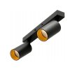LED stropní svítidlo VIKI GOLD - 2xGU10 - černé