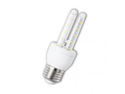 full led zarovka e27 6w tepla bila