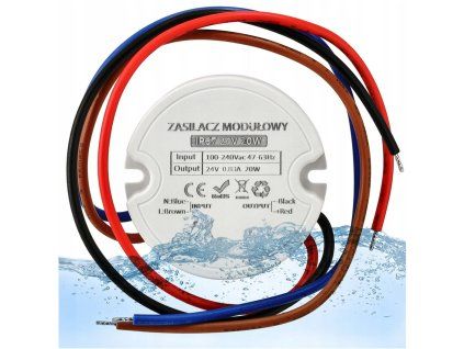 24V - 20W - 0,8A - IP67 vodeodolný zdroj pre LED pásik