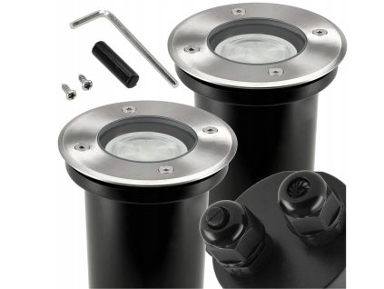 23817 51769 2x kulate svitidlo do prijezdove cesty ip65 gu10 230v zapustene