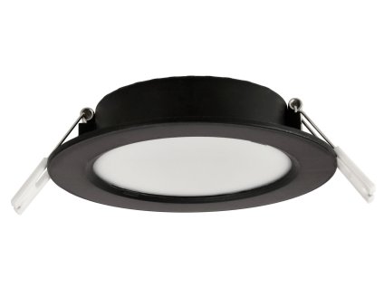 52060 led panel zapusteny kulaty 6w 660lm 4000k cerny
