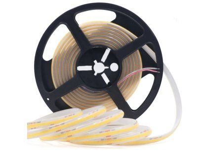 LED pásik COB - 12W/m - vodotesný - 5m - studená biela