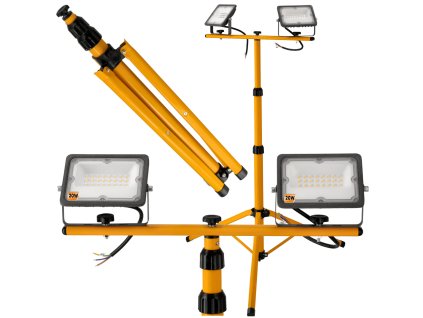 40635 40635 led reflektor 2x20w 140cm stativ neutralni bila