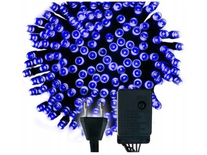 4836 5 45259 led osvetleni vanocniho stromku 10m modre 100 led vnitrni