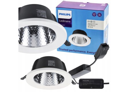 47536 led zapustena bodove svitidlo philips 12w 1200lm 4000k kulata premium vykonna
