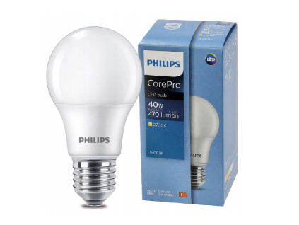 LED žiarovka CorePro - E27 - 4,9 W - 470lm - 2700K