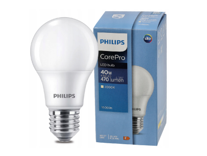 LED žiarovka CorePro - E27 - 4,9 W - 470lm - 3000K