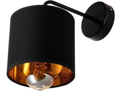 40866 nastenne led svitidlo 1x e27 cerno zlate