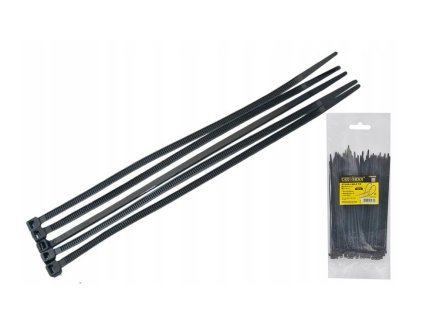 49885 nylonova stahovaci paska 2 5x100mm cerna 100ks