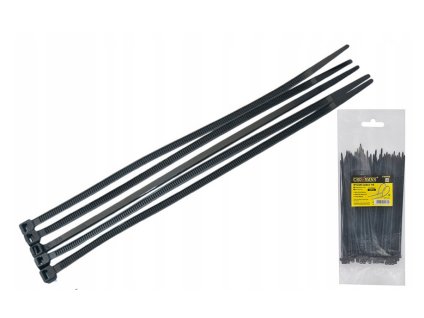 49891 nylonova stahovaci paska 2 5x150mm cerna 100ks