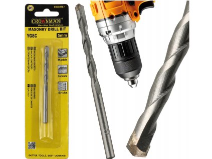 49942 ocelovy vrtak do betonu 5mm