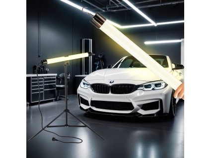 44341 sada detailingovych lamp na stativ 40w 3400lm 10m pasek