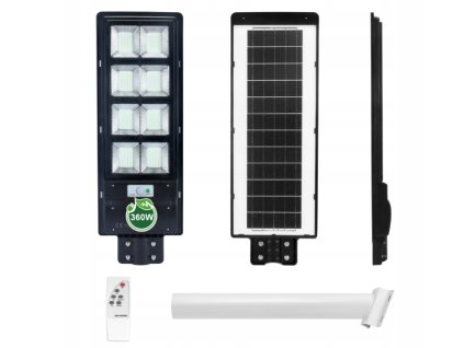48943 solarni poulicni svetlo 360w drzak na dalkove ovladani
