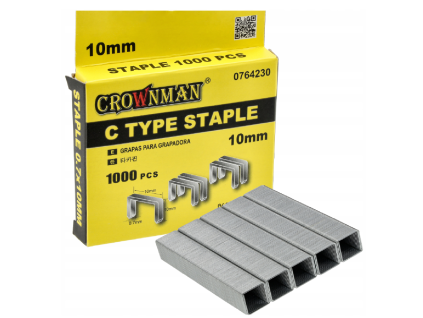 Sponky pre ručné zošívačky 1000KS TYP C 07x10mm