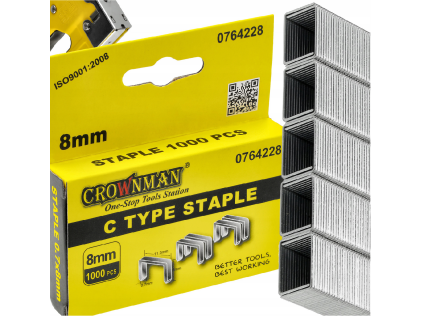 Sponky pre ručné zošívačky 1000KS TYP C 07x8mm