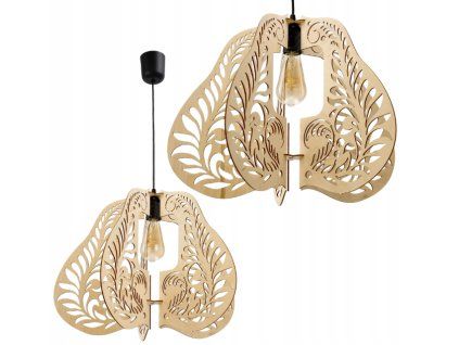 33501 stropni svitidlo wood dragon 1xe27