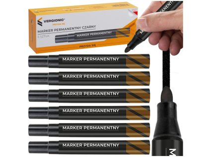 43975 sada permanentnich popisovacu 6 ks