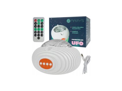 47824 ufo galaxy star projektor pro deti rgbw dalkove ovladani