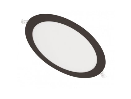 39264 zapusteny led panel 24w cerny neutralni bila