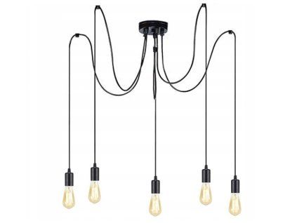 32097 zavesna lampa pavouk 5xe27