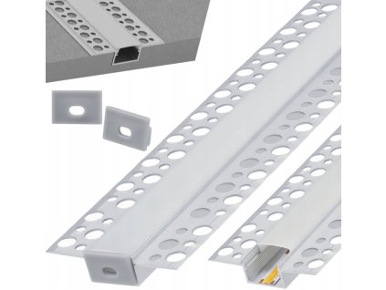 52300 led hlinikovy profil 2m zapusteny sada