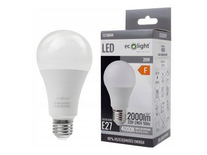 Žiarovka E27 A70 20W neutrálná biela