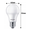 2x LED žiarovka PHILIPS E27 - 4,9W - 470lm - 2700k