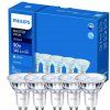 52165 5x led zarovka philips gu10 4 7w 345lm 2700k