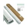 47431 47431 hermeticke svitidlo 60cm 2x led trubice studena bila set