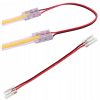 Konektor pre COB 8mm LED pásky, obojstranný s káblom