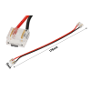Konektor pre LED pásky COB MONO - 10mm konektor-pások