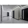 LED eloxovaný hliníkový profil zapustený 1m - sada