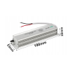 LED hermetický zdroj - 12V - 120W - 10A - IP67