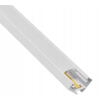 LED hliníkový profil rohový 1m biely - sada