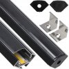 48820 48820 led hlinikovy profil rohovy 2m cerny sada